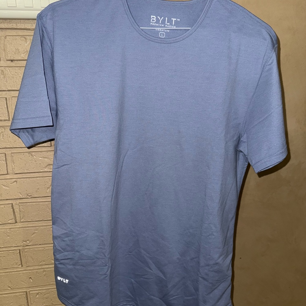 BYLT Basics Lux Slate Blue Short Sleeve Tee